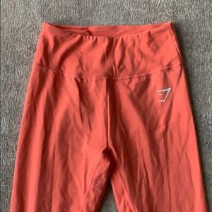 peach gymshark leggings